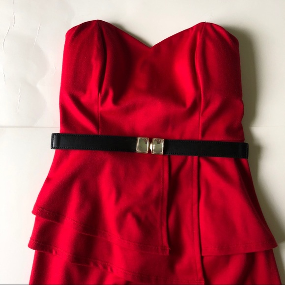 Red Cocktail Dress - Picture 2 of 4